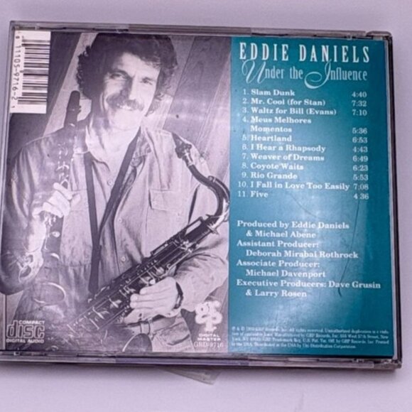 Eddie Daniels Under The Influence CD Jazz 11 Tracks 1993 - Picture 3 of 5